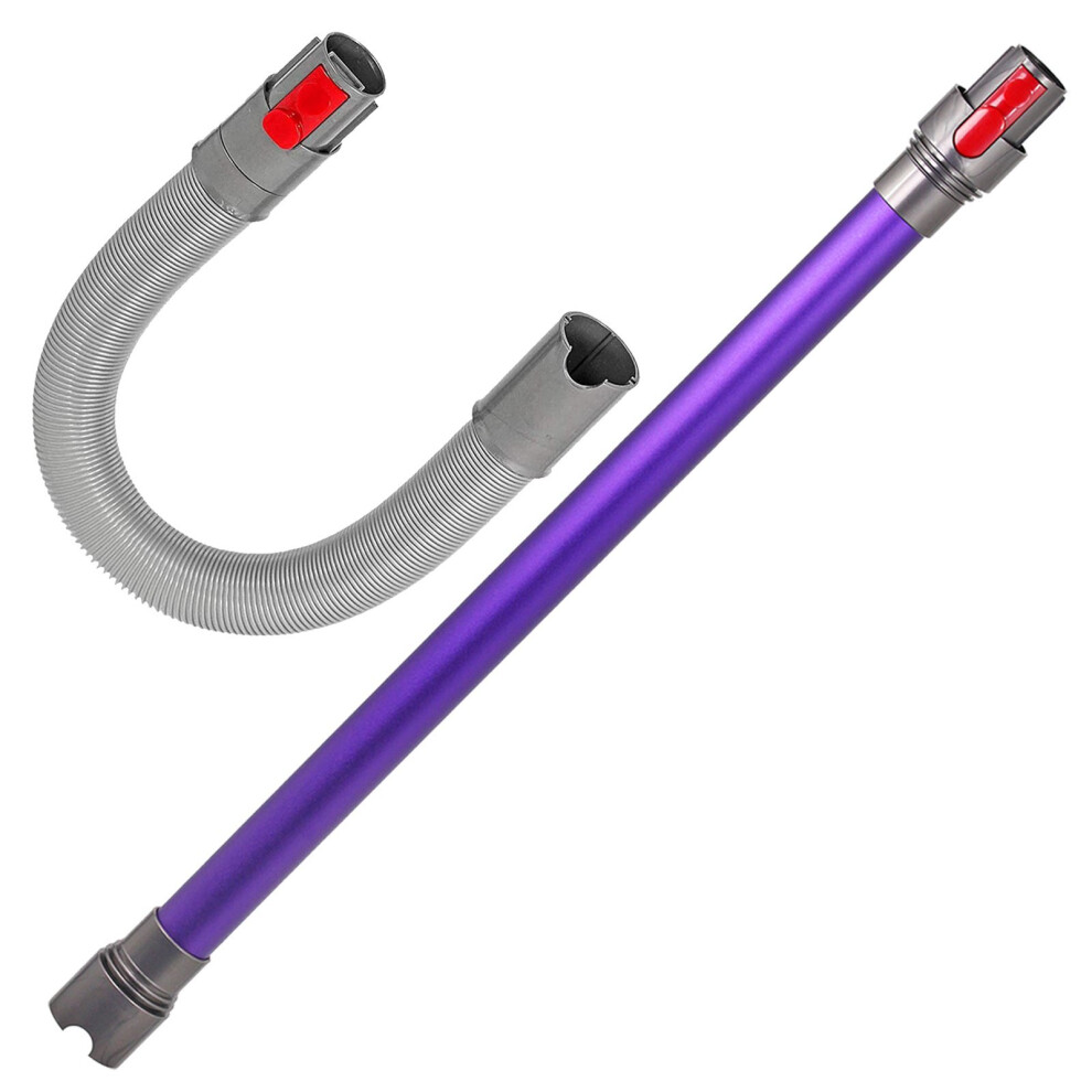 Purple Rod Wand Tube Pipe for Dyson V10 SV12 Vacuum + Extension Hose XL 2.4m