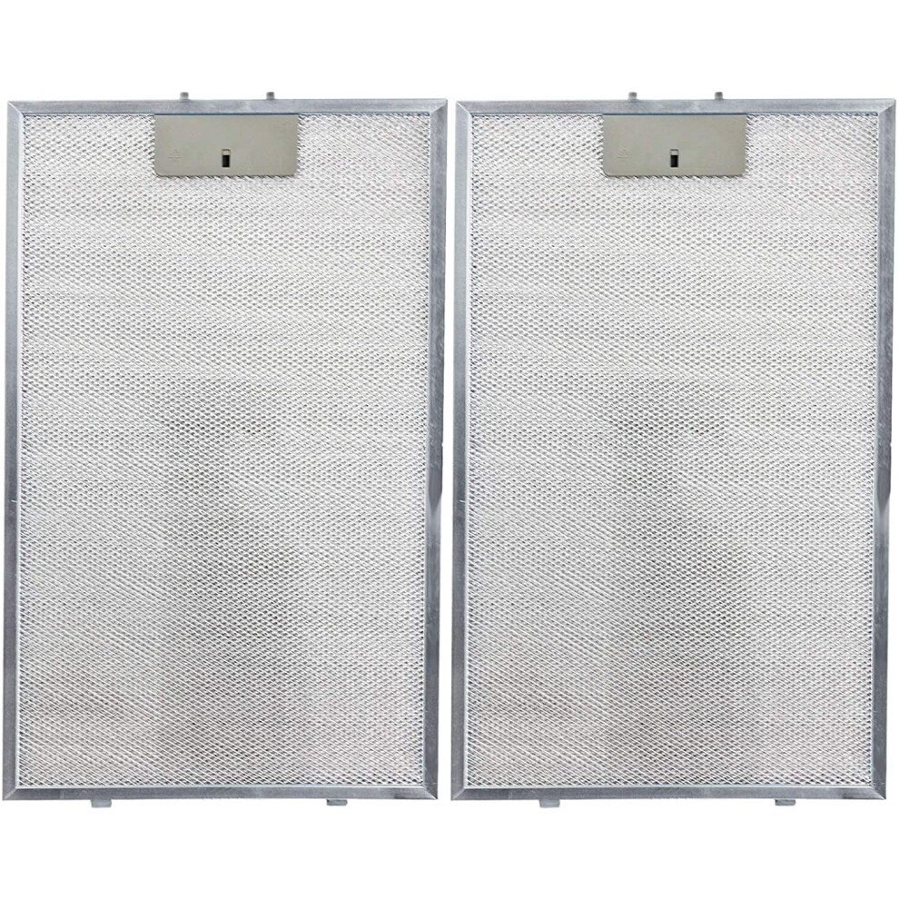 Spares2go Cooker Hood Filter For Baumatic Btc6510gl Metal Mesh Grease Extractor Vent X 2