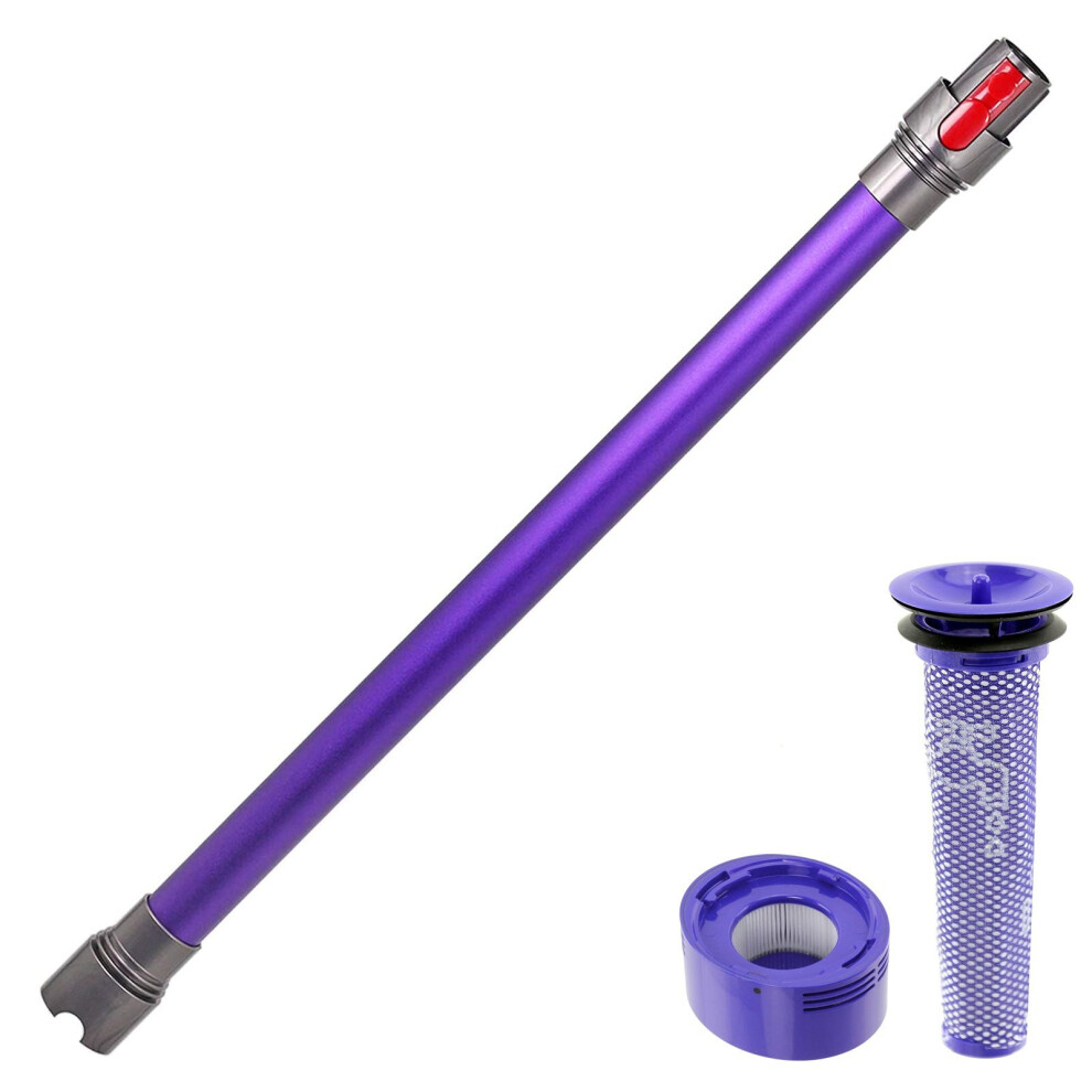 Purple Wand Tube for Dyson V7 SV11 Rod Pipe Vacuum + Pre + Post Motor Filter