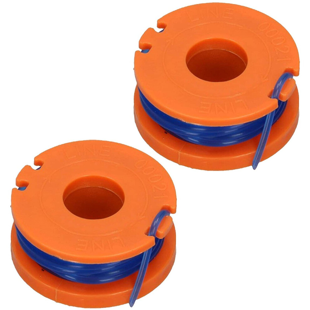 Spares2go 2.5M Line & Spool For Aldi Gardenline Cgt18kl2 Strimmer Trimmer (Pack Of 2)