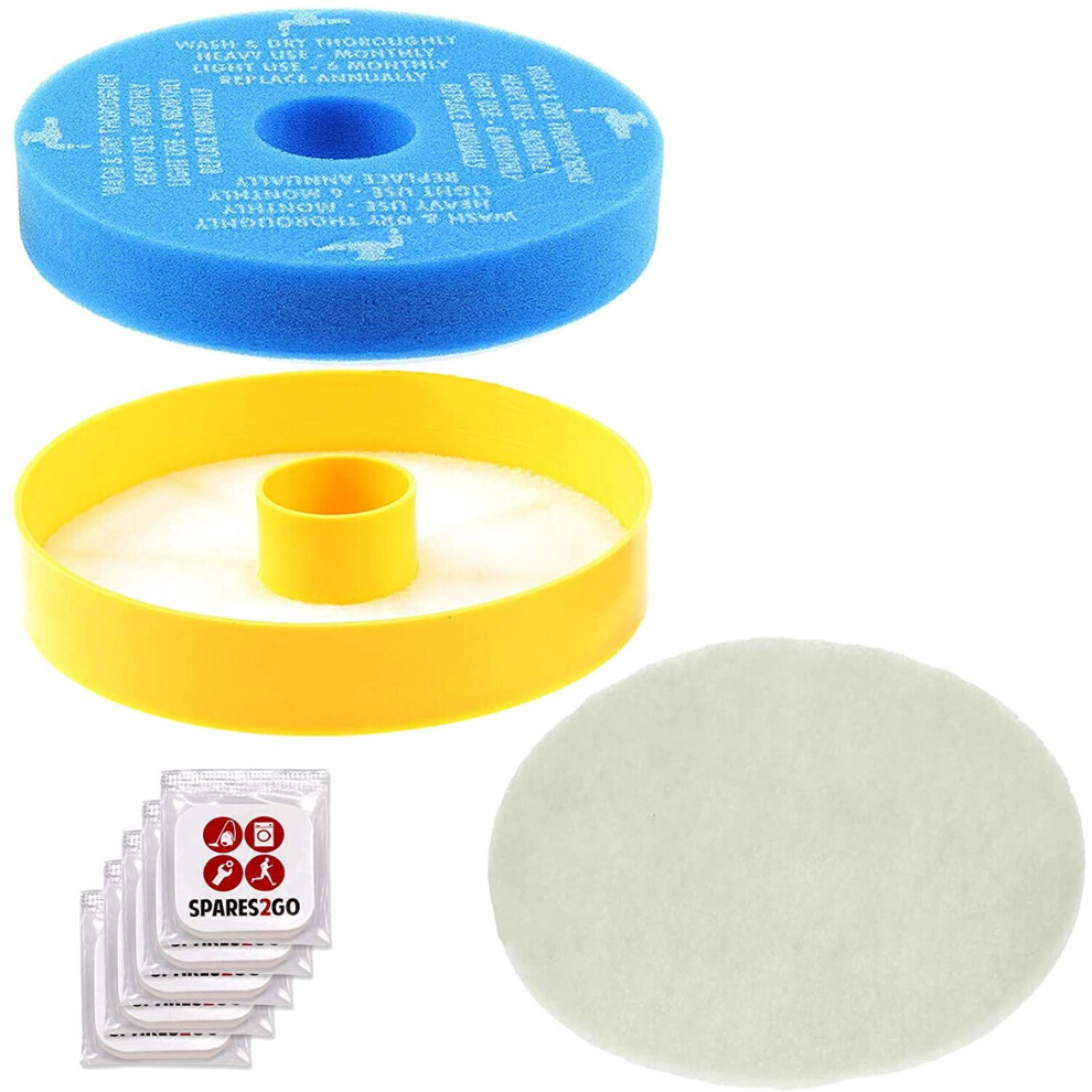 Filters Set for Dyson DC05 DC08 Vacuum Washable Pre & Post Motor Filter + 5 Fresheners