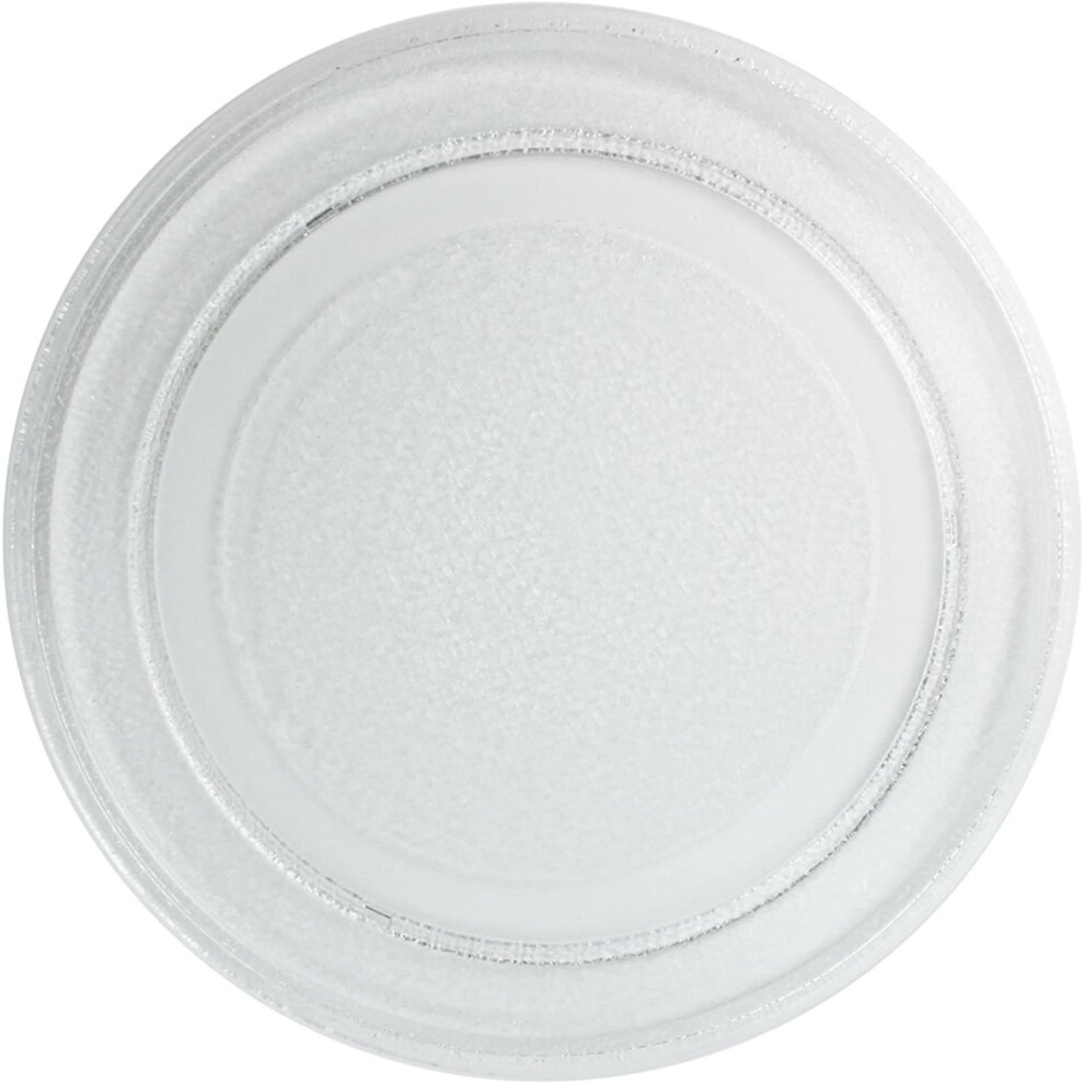Spares2go Glass Turntable Plate For Russell Hobbs Microwave Oven Smooth Flat (245Mm)