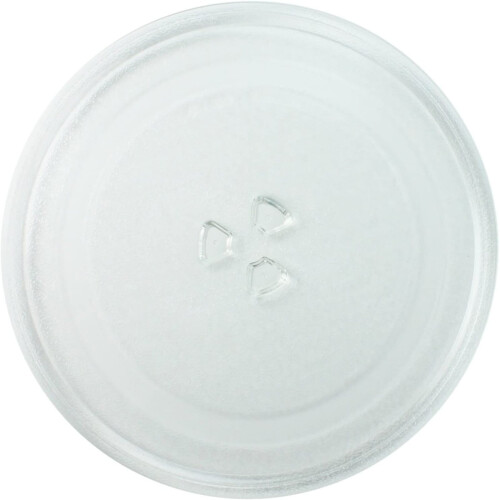 SPARES2GO UNIVERSAL Glass Turntable Plate for Microwave Ovens (245mm)