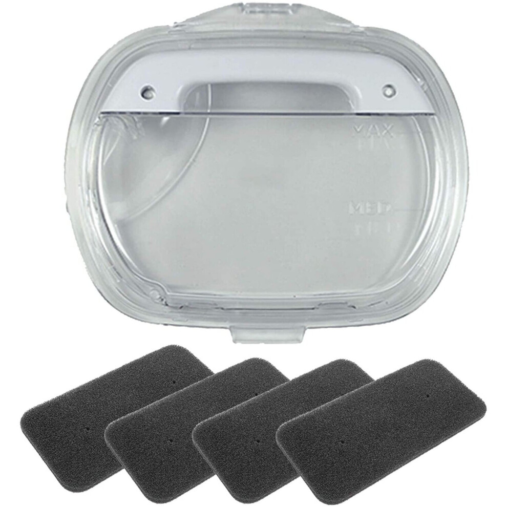 Spares2go Water Collector Door Container + 4 Filters For Hoover Tumble Dryer