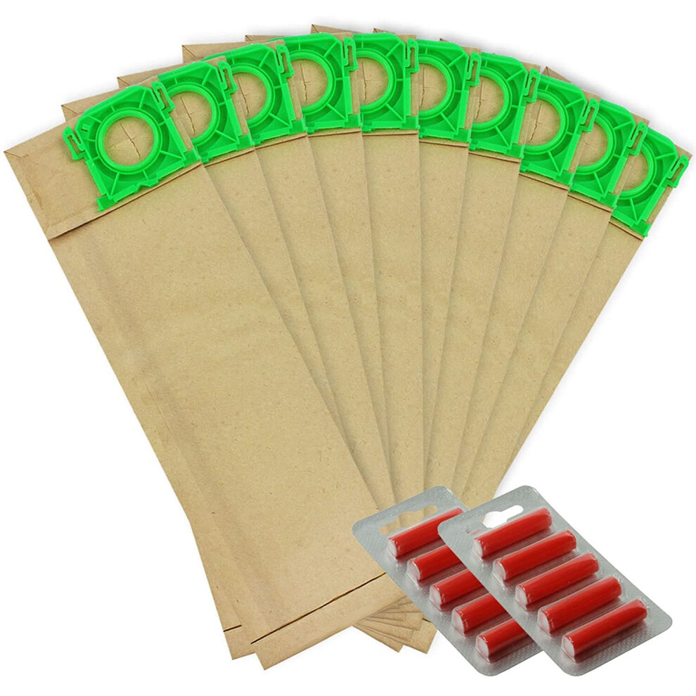 Spares2go 10 X Dust Bags For Sebo X1 X1.1 X2 X3 X4 370 470 X C Series Vacuum Cleaner + Fresh