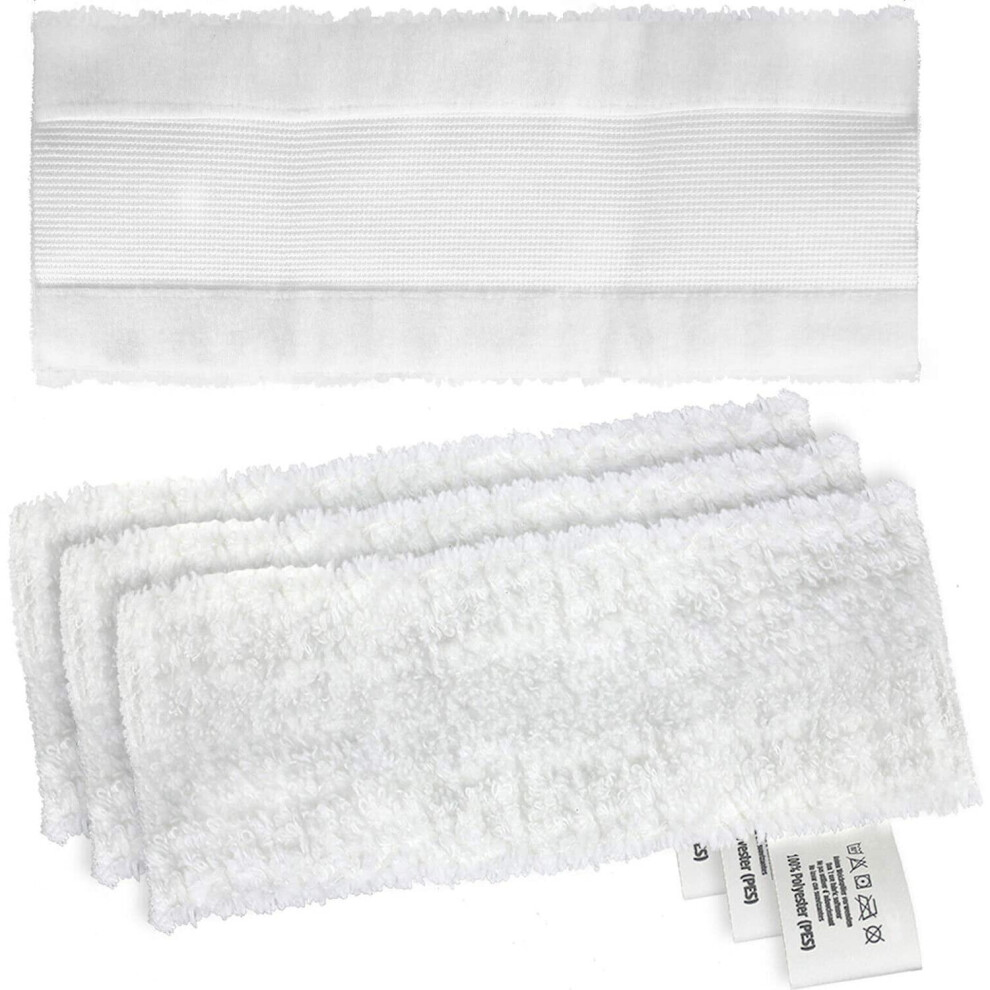 Microfibre Cloth Cover Pads for KARCHER EASYFIX SC1 SC2 SC3 SC4 SC5 Series Steam Cleaner (Pack of 4)-image-OPC-P7NMJ7F-NEW