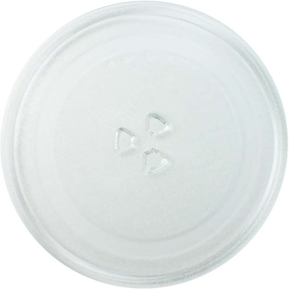 Spares2go Glass Turntable Plate For Sanyo Microwave Oven (245Mm)