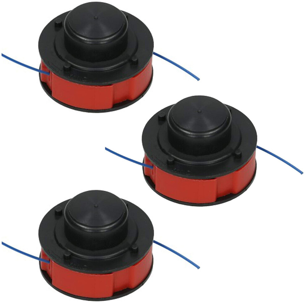 Spares2go Line & Spool 8M For B&Q Performance Power Strimmer Trimmer (Pack Of 3)
