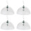 SPARES2GO Squirrel Baffle Dome Adjustable Hook Bird Feeder Hanging Guard (Pack of 4) 1