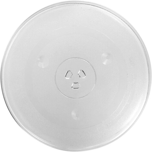 SPARES2GO Glass Turntable Plate for SAMSUNG Microwave Oven (317mm)