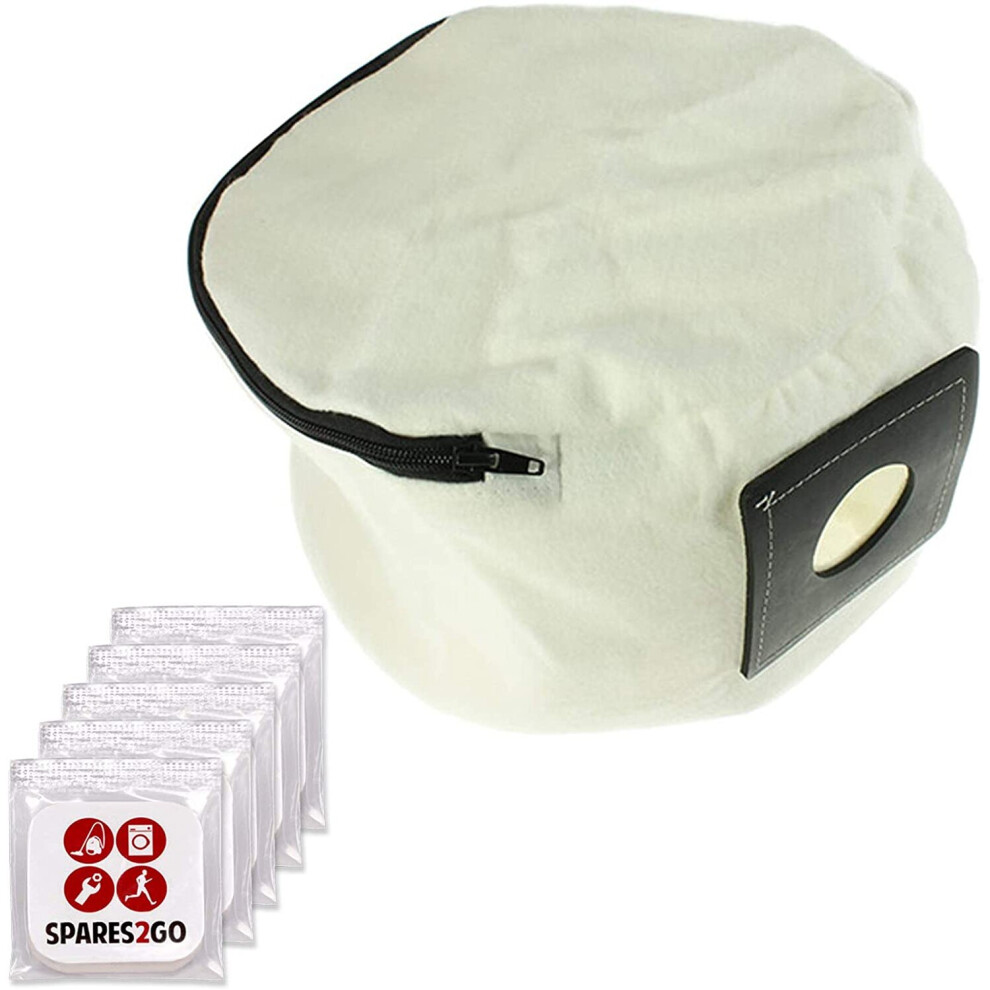 Reusable Zip Up Cloth Bag for Numatic Henry Hetty Vacuum Cleaner + 5 Freshener Tabs