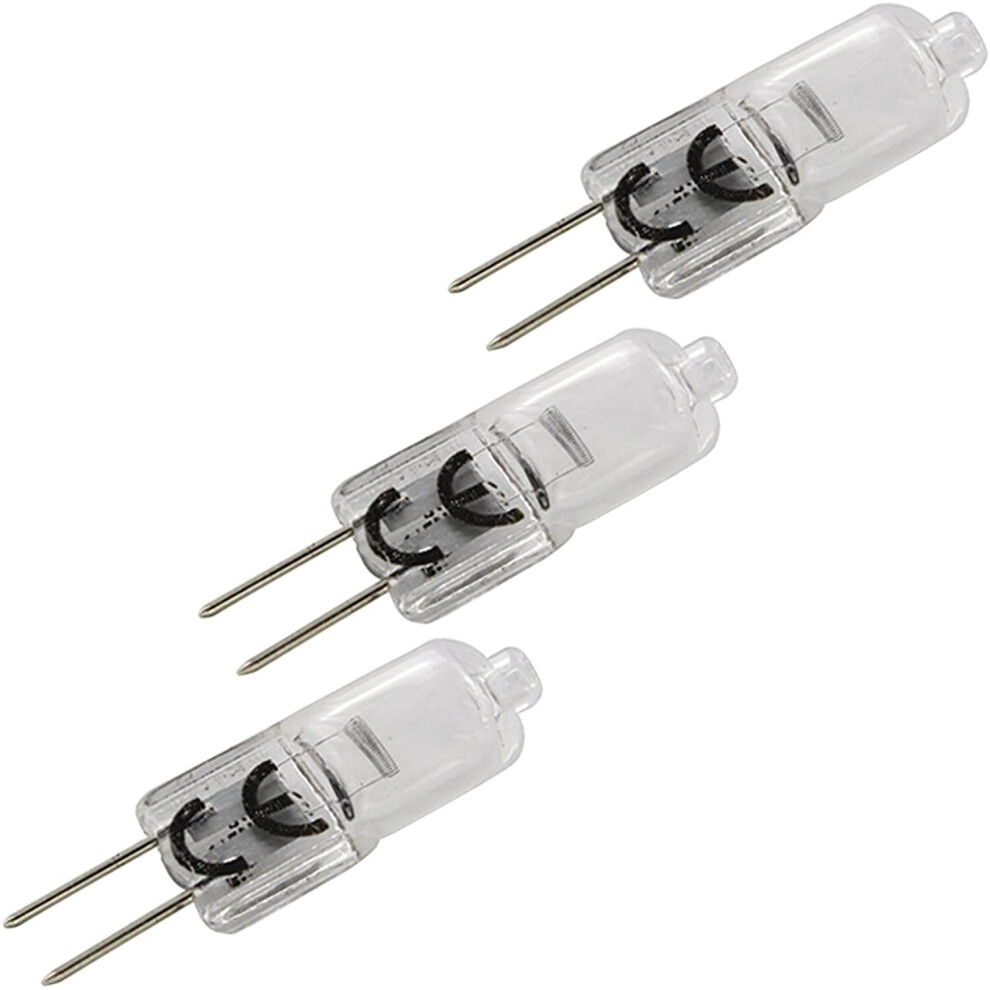 UNIVERSAL Cooker Hood Halogen Light Bulb (20w, G4 / 2 Pin) Pack of 3