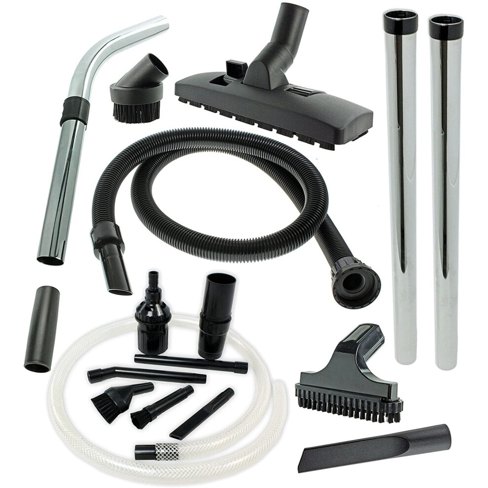 Hoover Hose Rods & Mini Tools Kit for NUMATIC HENRY HETTY NUVAC Vacuum Cleaner (1.8m Hose + Micro Car & Desk Kit)