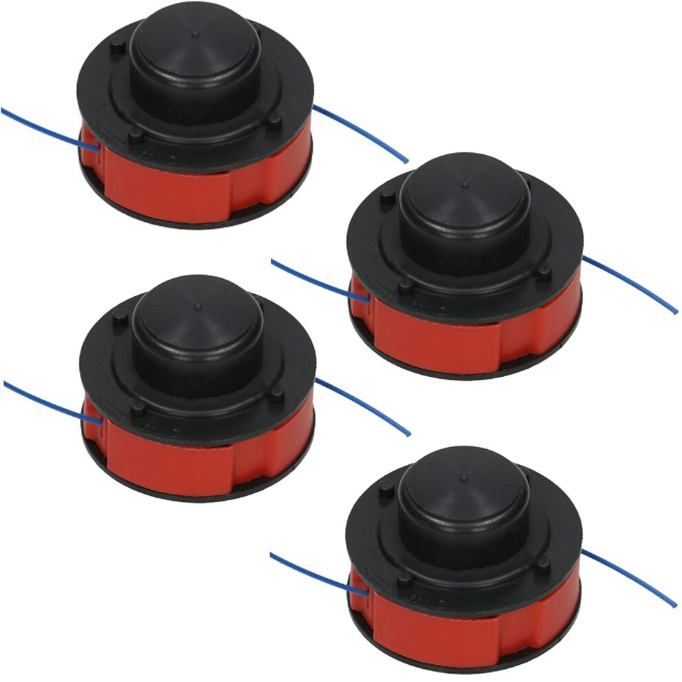 Spares2go Line & Spool 8M For Mac Allister Mgt300 Mgtp300 Strimmer Trimmer (Pack Of 4)