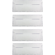 Plastic Drawer Flap Front Handle for INDESIT Fridge Freezer (Pack of 4)