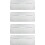 SPARES2GO Plastic Drawer Flap Front Handle for INDESIT Fridge Freezer (Pack of 4) 1