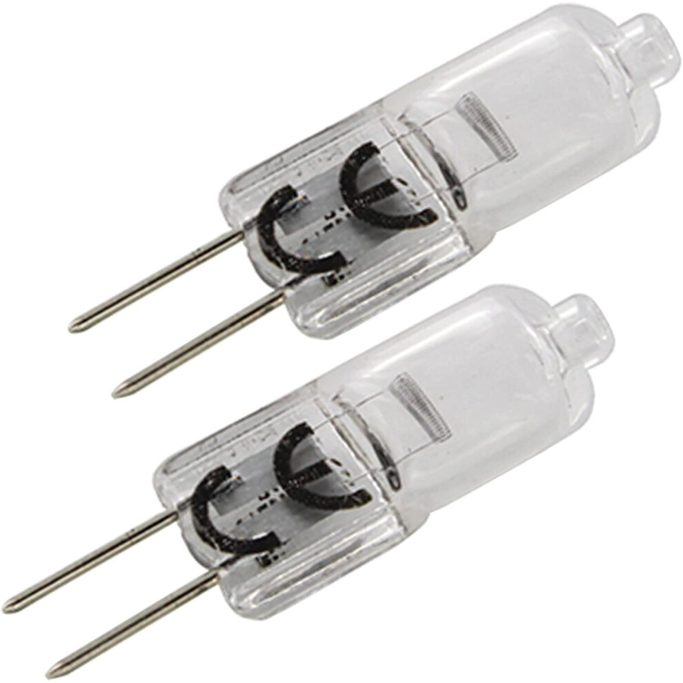 UNIVERSAL Cooker Hood Halogen Light Bulb (20w, G4 / 2 Pin) Pack of 2