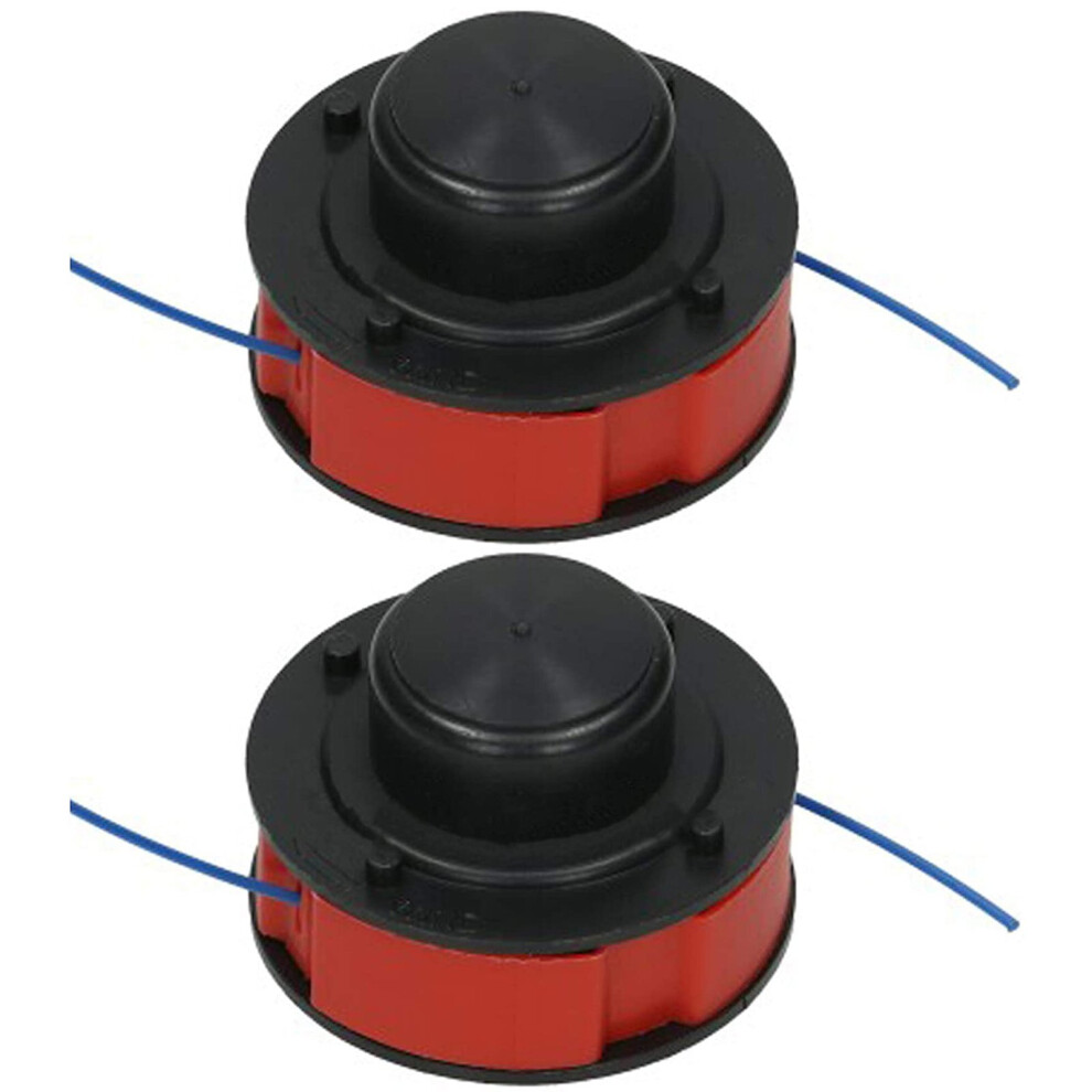 Line & Spool 8m for Mac Allister MGT300 MGTP300 Strimmer Trimmer (Pack of 2)