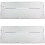 SPARES2GO Plastic Drawer Flap Front Handle for HOTPOINT Fridge Freezer (Pack of 2) 1