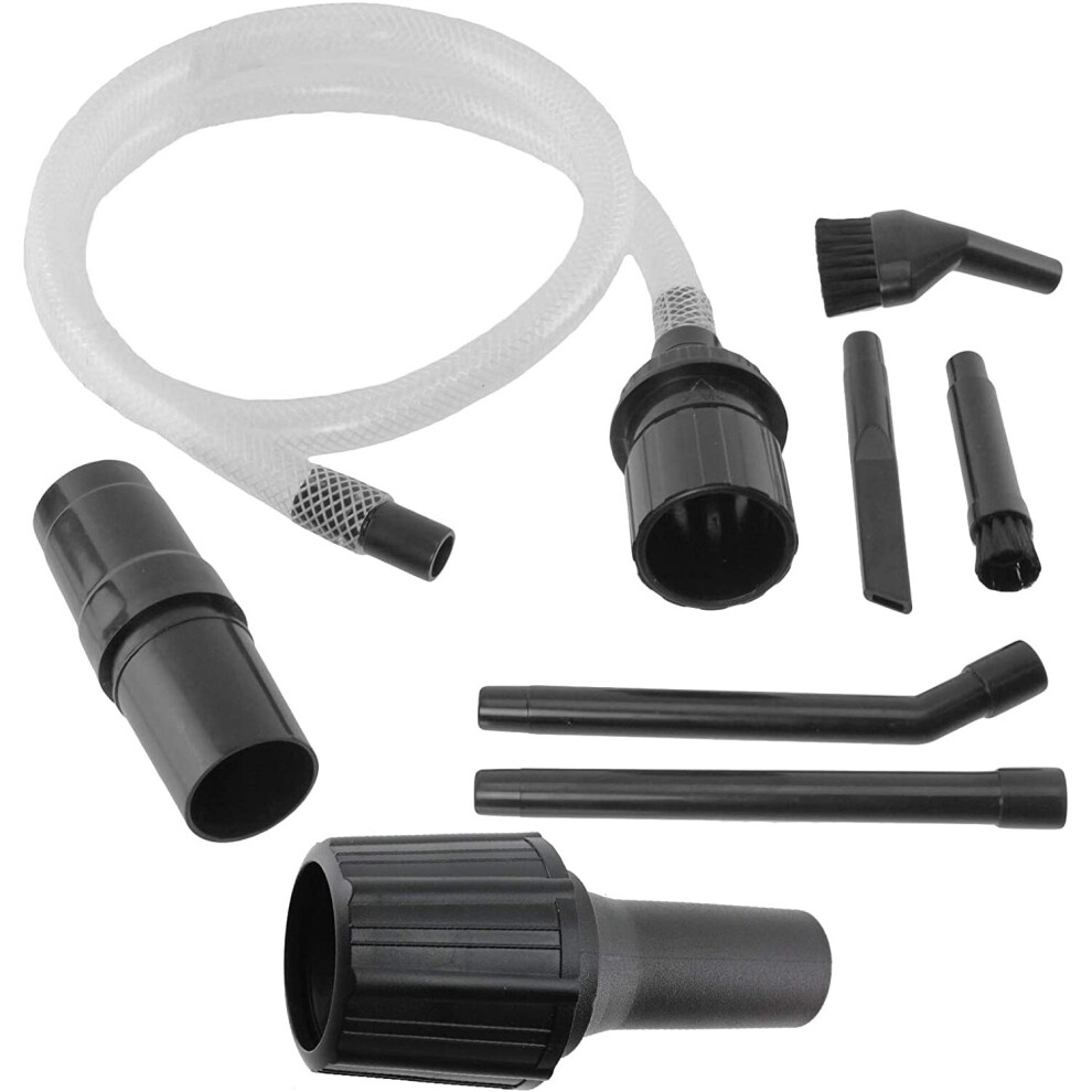 Spares2go Universal Micro Vacuum Attachment Work Bench Workshop Pc Desk Tool Kit