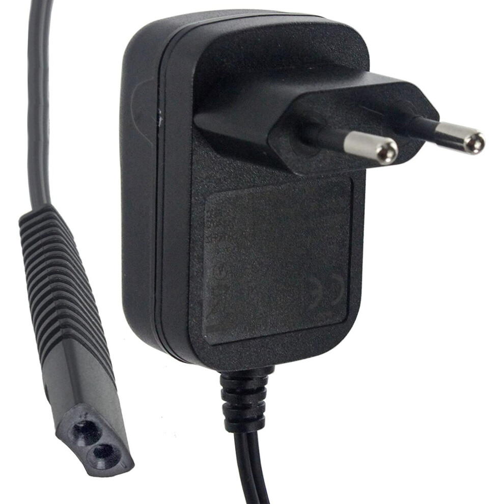 2 Pin BRAUN Shaver Charger EU Plug Cable Series 5 8385 C&R 8374 8377 5751
