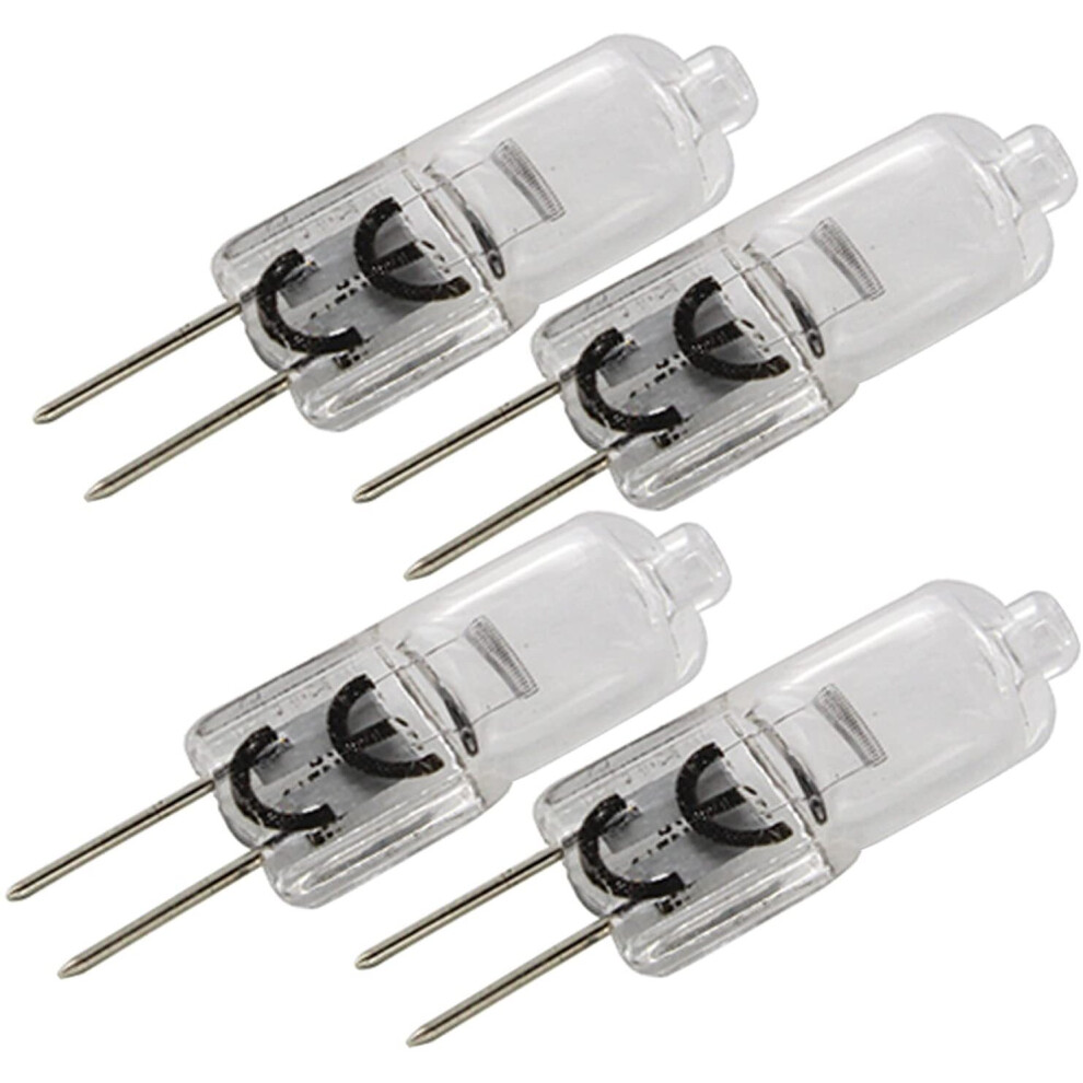 UNIVERSAL Cooker Hood Halogen Light Bulb (20w, G4 / 2 Pin) Pack of 4