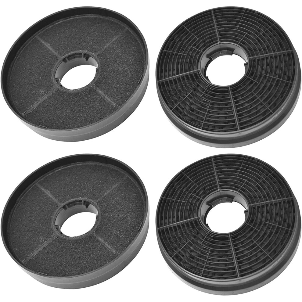 Cooker Hood Carbon Filter for LAMONA HJA2480 HJA2908 LAM2401 Extractor Vent Fan (Pack of 4)