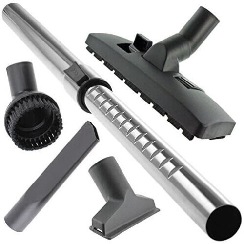 SPARES2GO Telescopic Extension Rod + Tool Kit compatible with KARCHER Vacuums (35mm)
