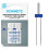 (Twin Stretch, Size: 4.0/75) Schmetz Sewing Machine Twin Needles 1