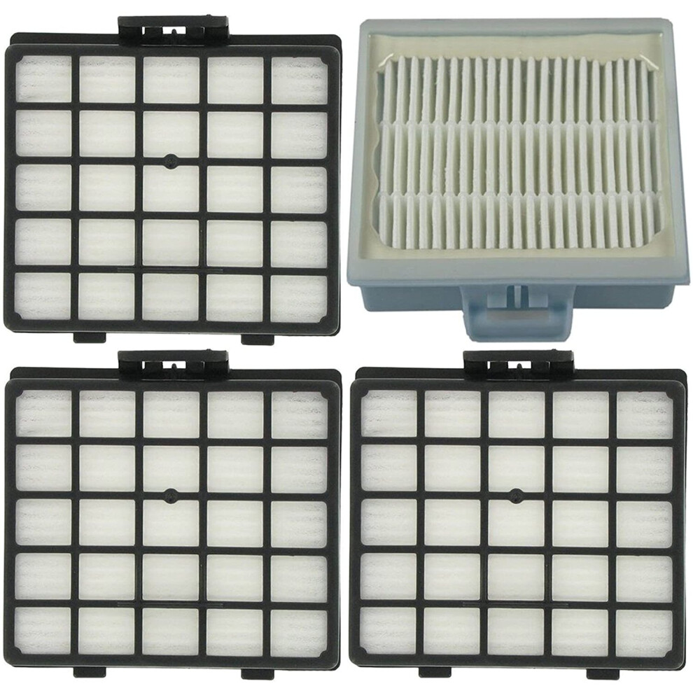 Spares2go Hepa Filter For Bosch Bsg Bx3 Vacuum Cleaner (Pack Of 4)