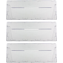 Plastic Drawer Flap Front Handle for INDESIT Fridge Freezer (Pack of 3)