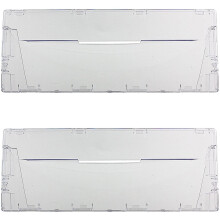 Plastic Drawer Flap Front Handle for INDESIT Fridge Freezer (Pack of 2)
