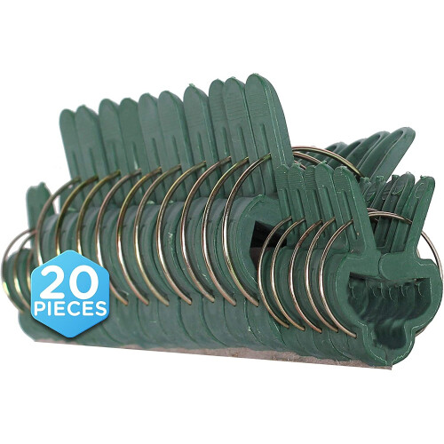 20 Piece Garden Clips ,Tool for Supporting Plant Stems Stalks 1
