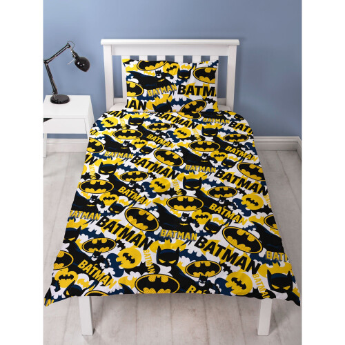 Batman Batman Camo Single Duvet Cover and Pillowcase Set 1