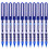 Uni-Ball uni-ball uniball Eye Micro Rollerball Pen  UB-150 Liquid Ink Blue Pack 12 4