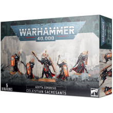 Games Workshop - Warhammer 40k - Adepta Sororitas: Célestian Sacrosants - Tabletop Miniatures Wargame