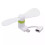 (White) 2 in 1 Mini Portable Mobile Phone Fan Cooler 1
