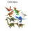(Set1-8PCS) 8Pcs Mini Jurassic World Park Dinosaur Building Blocks 1