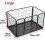 (6 Panel Heavy Duty Dog Cage Foldable Crate L(125x80x70cm)) Puppy Dog Play Pen Whelping Dog Crate Cage Fence With Tray 2