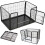 (6 Panel Heavy Duty Dog Cage Foldable Crate XL(125x80x90cm)) Puppy Dog Play Pen Whelping Dog Crate Cage Fence With Tray 1