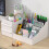 Desktop Storage Box Makeup Drawers Organizer Box Jewelry Container Case Cosmetic 6