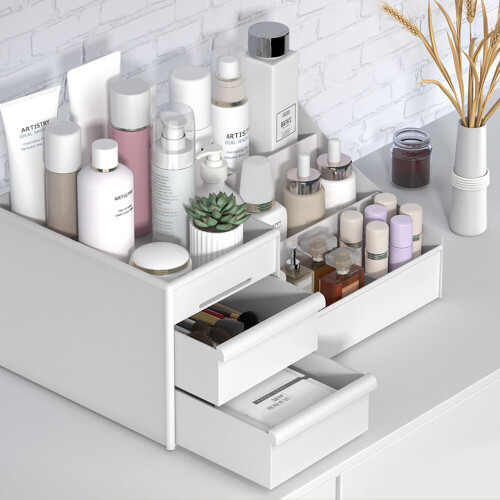 Desktop Storage Box Makeup Drawers Organizer Box Jewelry Container Case Cosmetic