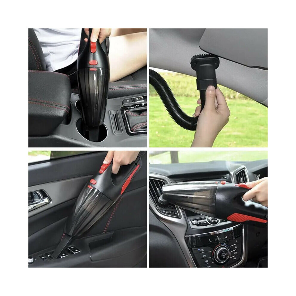 Wet & Dry Vacuum Cleaner Car Handheld Portable With Led Light 613310323174
