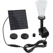 Solar Powered Floating Pump Water Fountain Birdbath Home Pool Garden Decor
