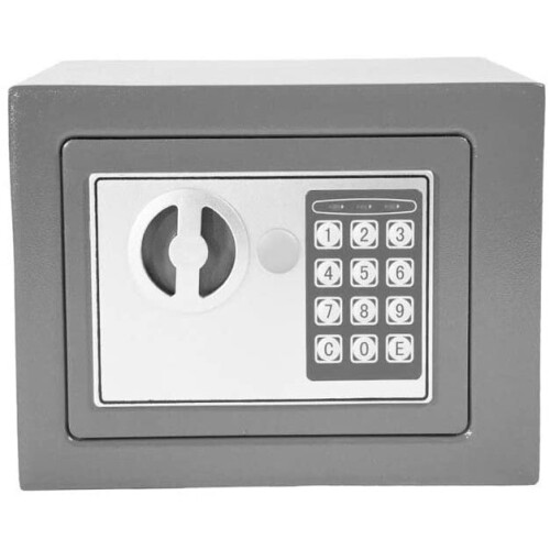 (Grey) Security Safes Digital Keypad Electronic Safe Box 2