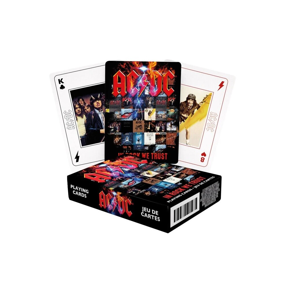 Aquarius Ent Ac / Dc In Rock We Trust Playing Cards
