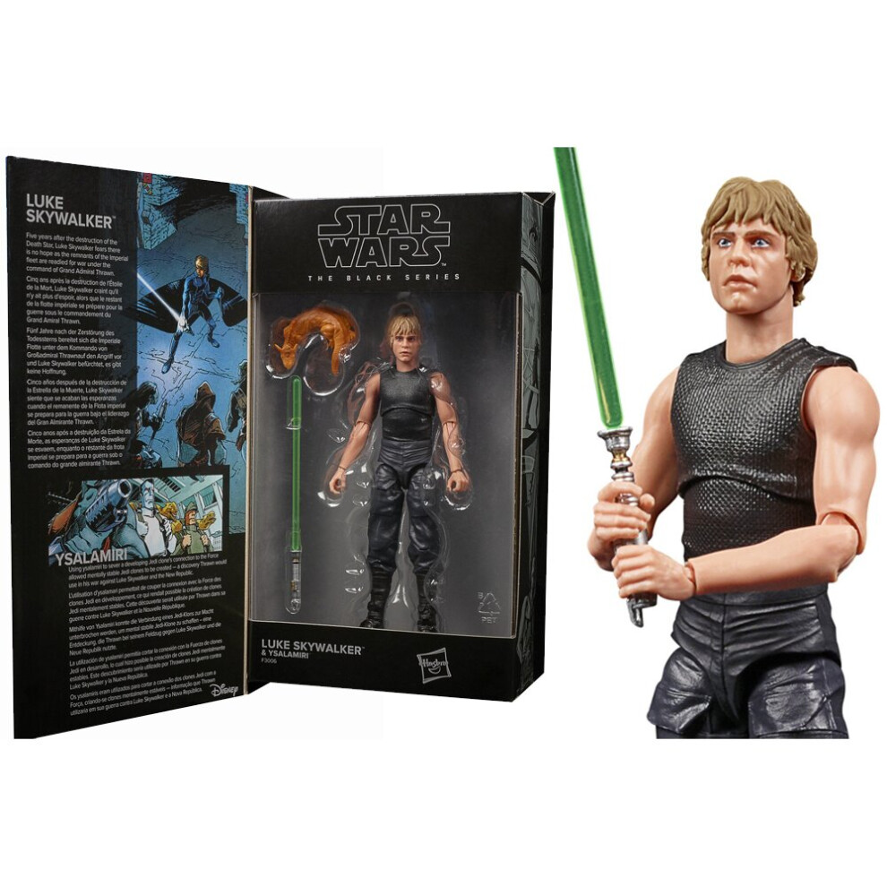 Hasbro Star Wars Series Line Luke Skywalker Action Figure Black