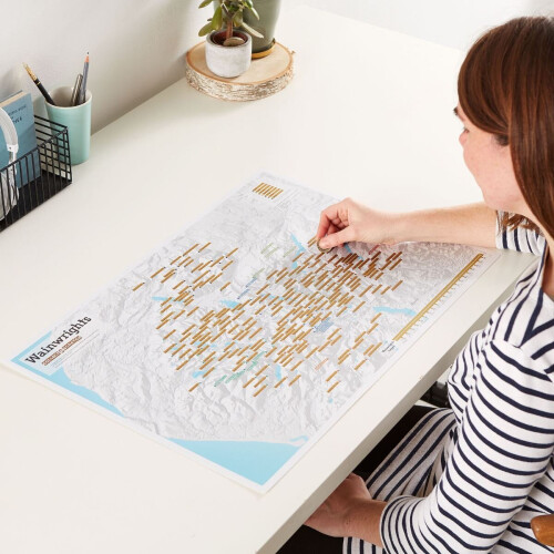 Scratch Off Wainwright Hill-bagging Print (Silk Art Paper) 2