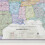 (86.4 cm x 55.9 cm) USA Classic Wall Map 4