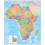 (100 cm x 120 cm, Laminated) Africa Wall Map Political 1